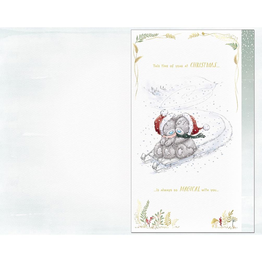 Amazing Husband Handmade Me to You Bear Christmas Card Extra Image 1